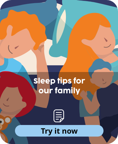 Sleep tips for our family