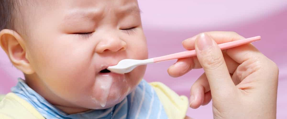 Baby fussy sale while eating solids