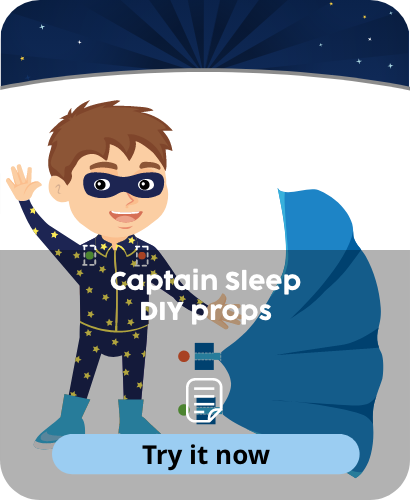 Captain Sleep DIY props