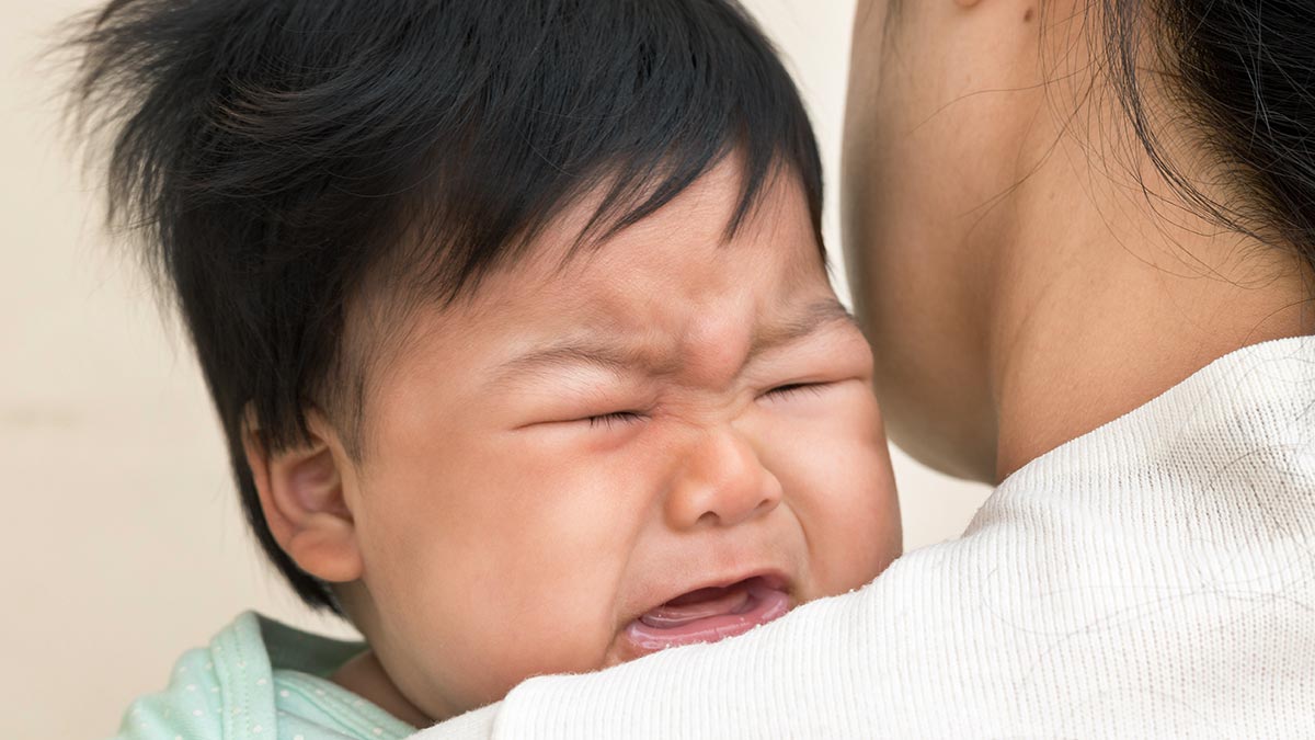 Baby coughing 2024 and crying