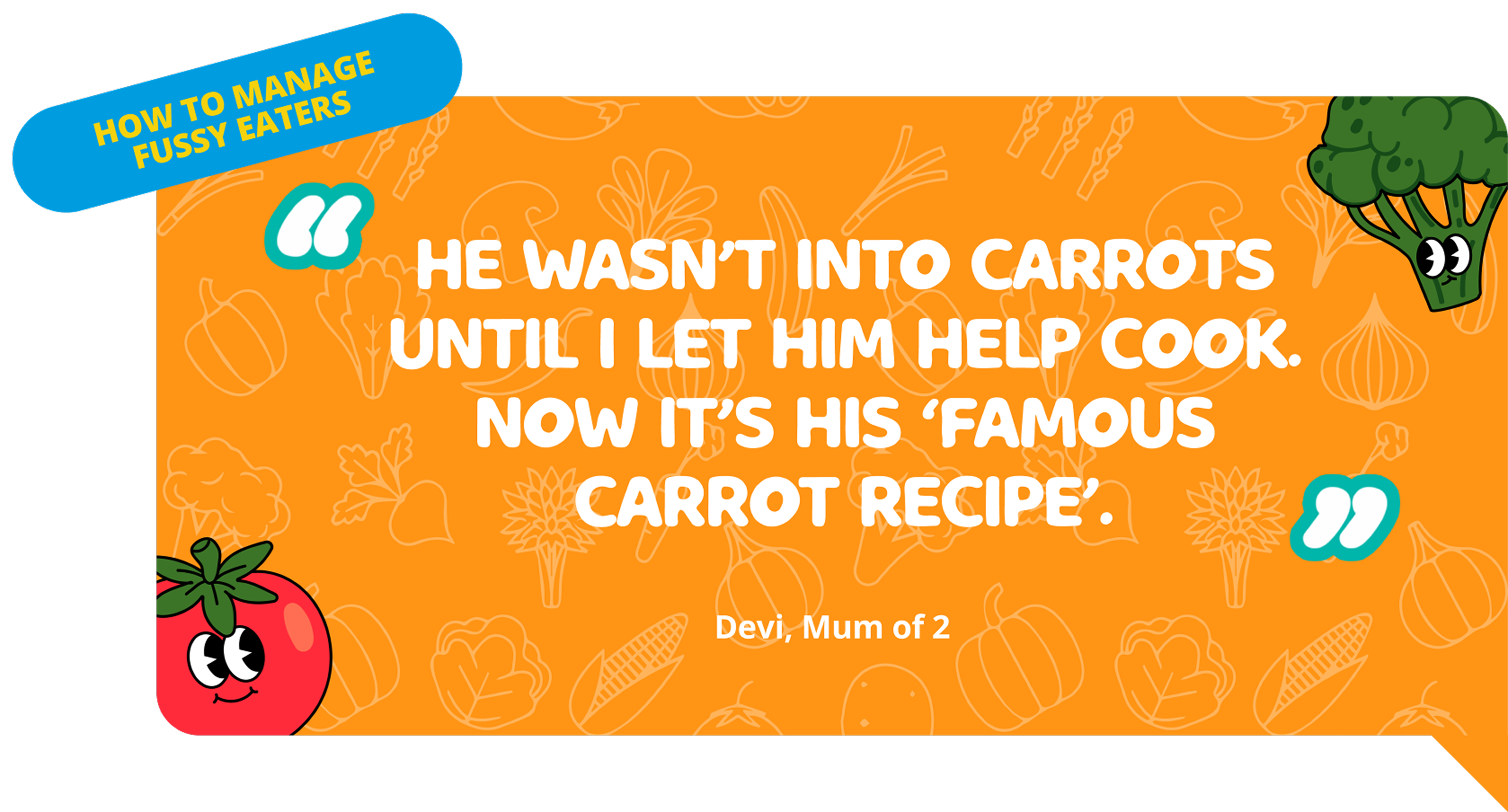 He wasn't into carrotsuntil i let him help cook. now it's his 'famous carrot recipe'.