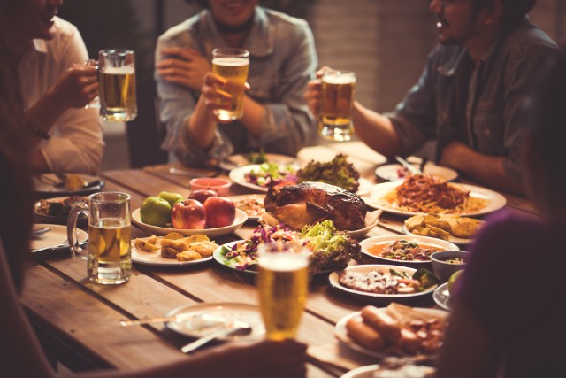 During business meals, there might be peer pressure to drink