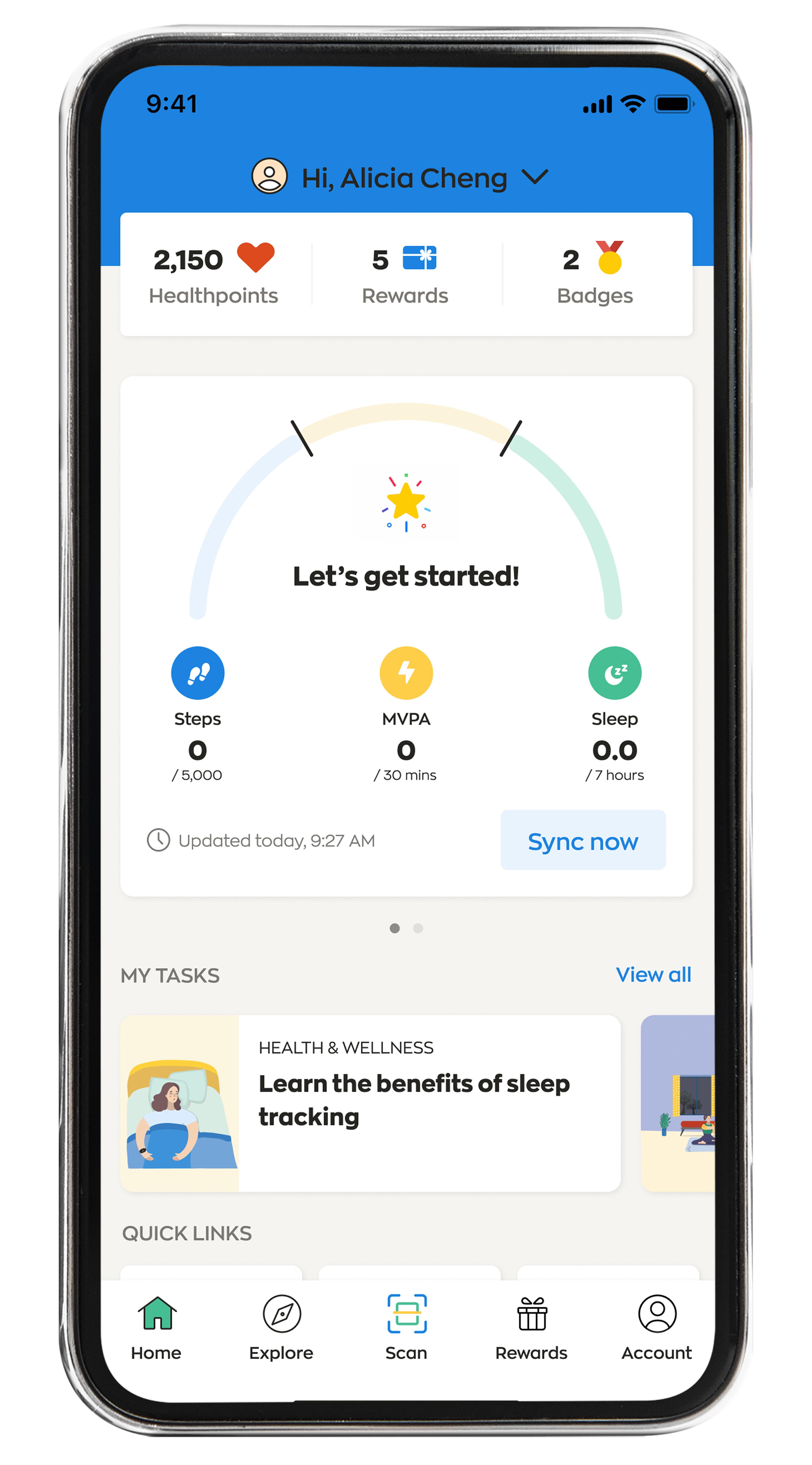 Healthy 365 Screenshots