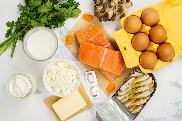 Besides dairy products, people with lactose intolerance should eat foods high in calcium.