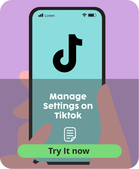 Manage Settings on Tiktok