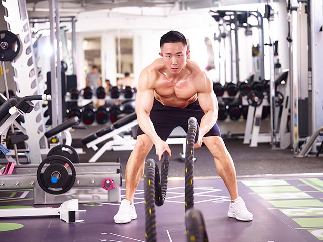 Work out with your bros at the gym instead of working a buffet together