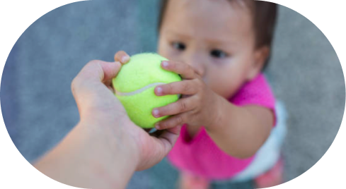 During independent play, your child can explore and experiment and develop their creativity.