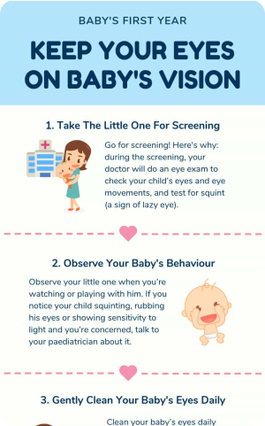 Keep your eyes on baby's vission
