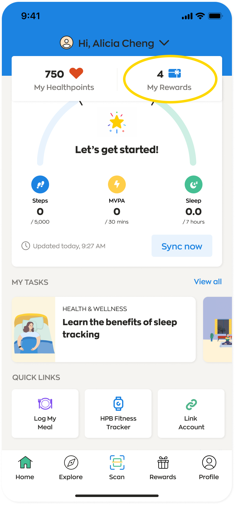 BY EARNING STAMPS AND HEALTHPOINTS