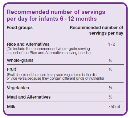 6-month-old feeding schedule: Timetable