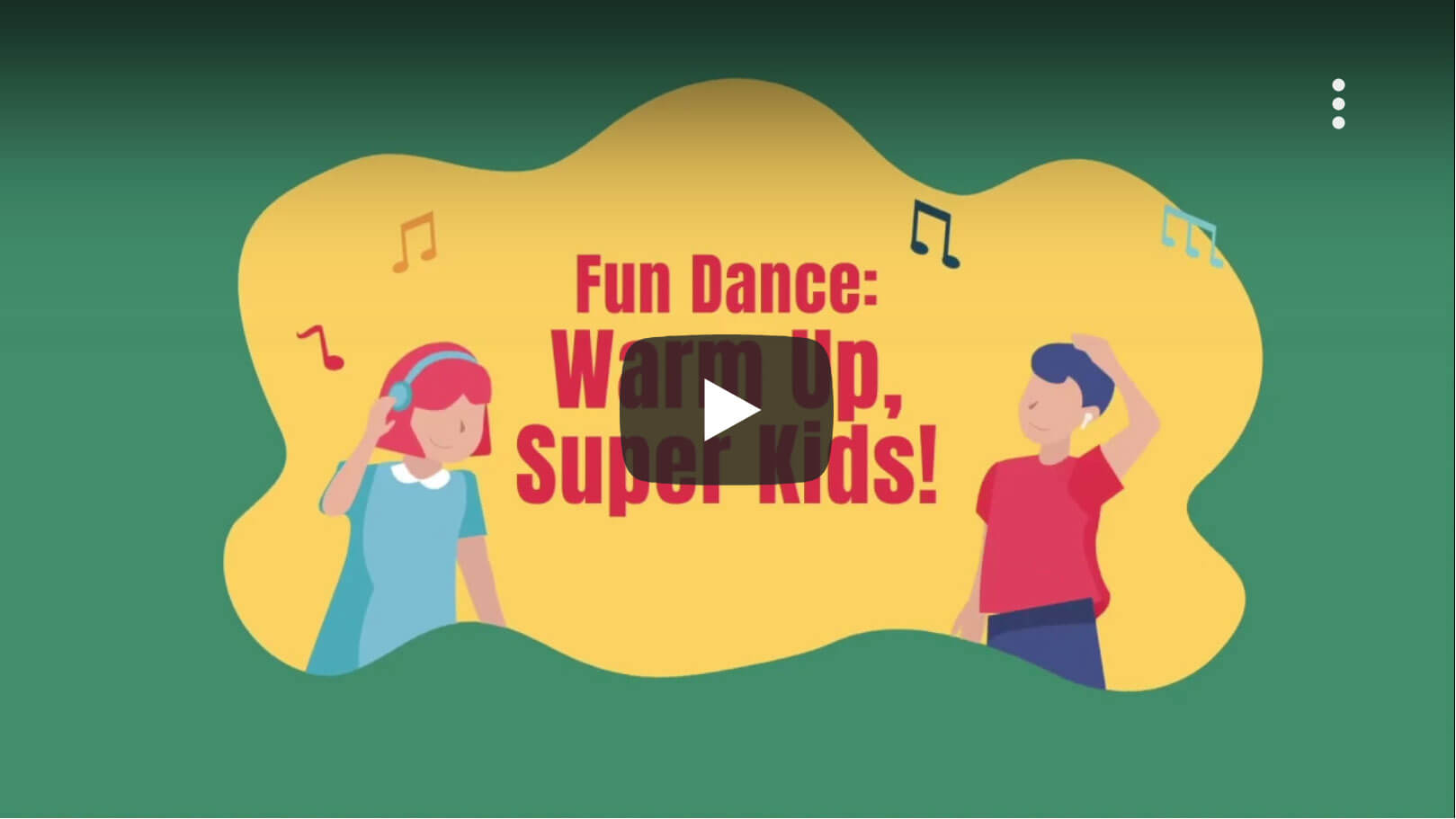 Fun Dance: Warm Up the kiddos for a super active day!
