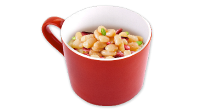 ¾ cups* of cooked pulses (peas, beans, lentils) (120g)