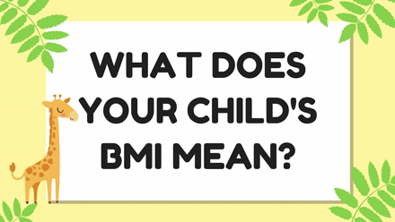 Our Body Mass Index (BMI) tells us if we are in a healthy weight range.