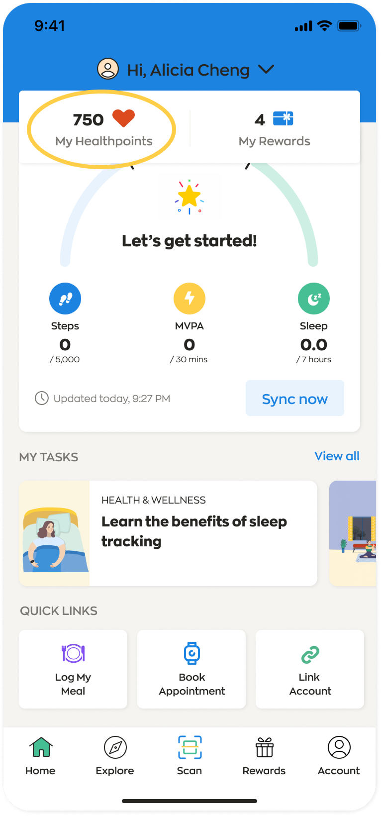 TAP ON REWARDS TO LEARN HOW TO REDEEM THEM