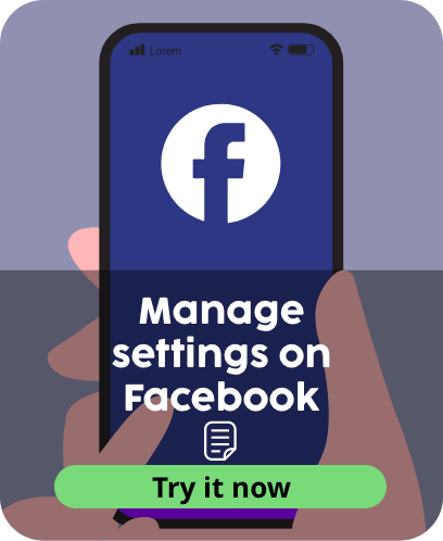 Manage Settings on Facebook