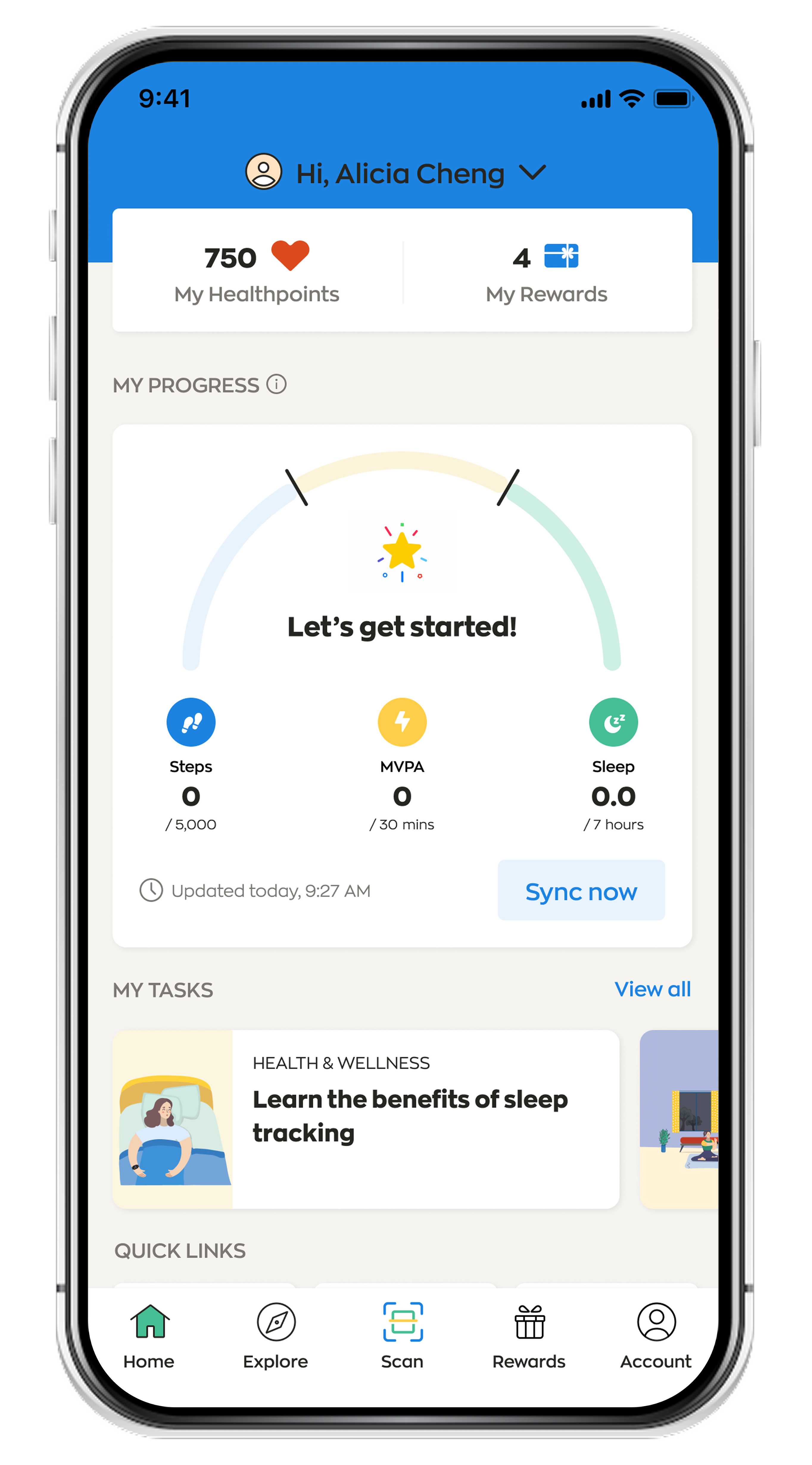 Healthy 365 Screenshots