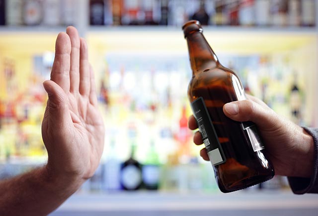 Drinking alcohol can increase your risk of falling.