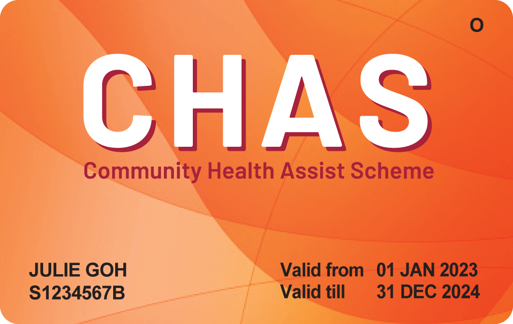 Chas on sale card singapore