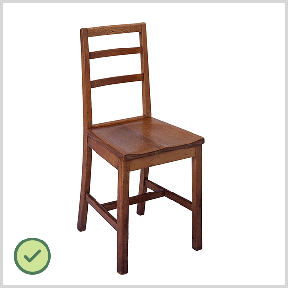 How to identify a sturdy chair - correct